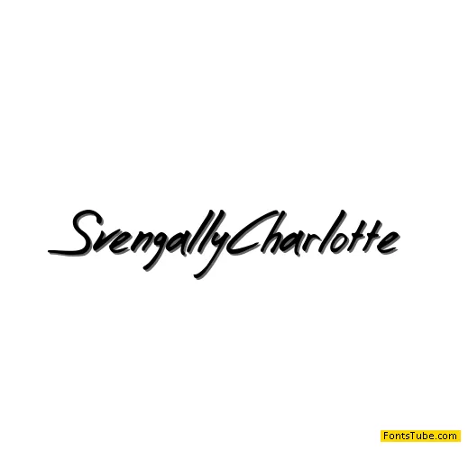 Svengally Charlotte Font