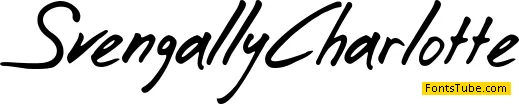 Svengally Charlotte Font
