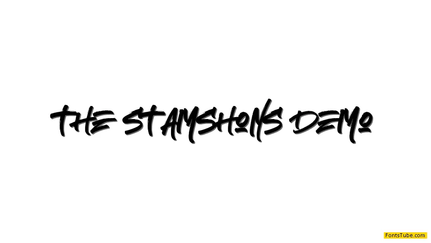 The Stamshons Font