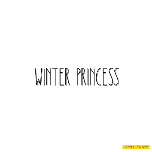 Winter Princess Font