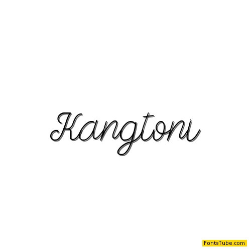 Kangtoni Font