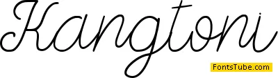 Kangtoni Font