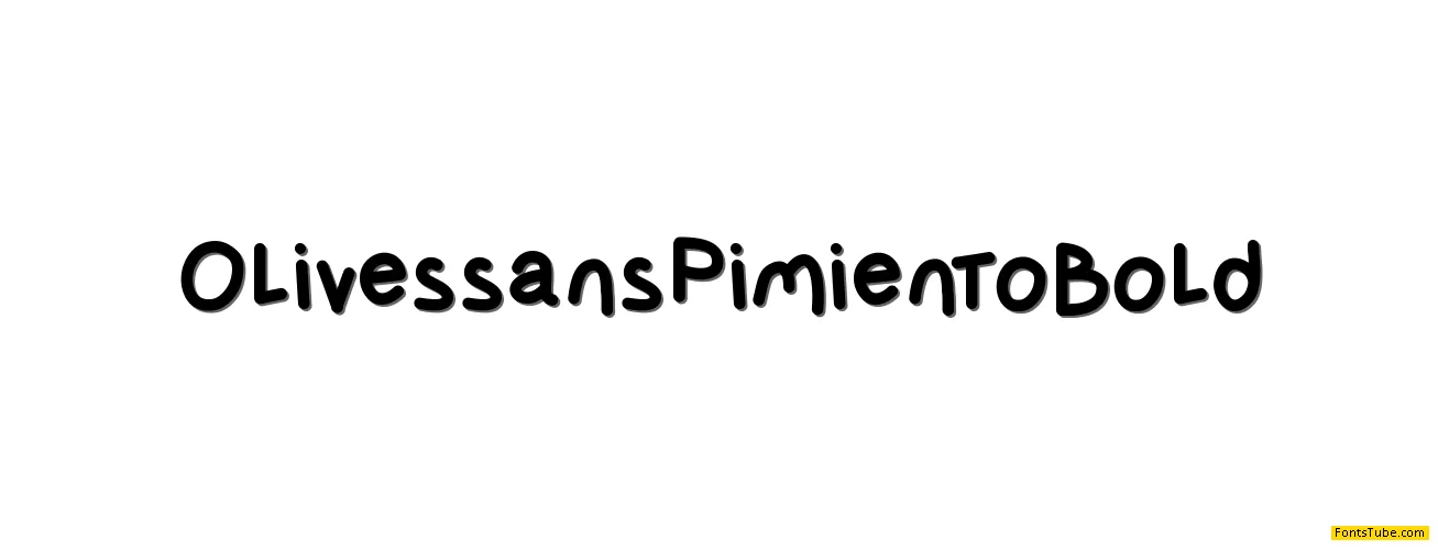 OlivessansPimiento Font Family