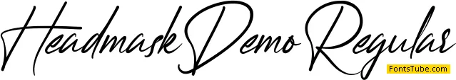 Headmask Demo Font