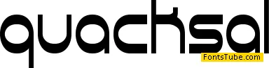 Quacksalver BRK Font