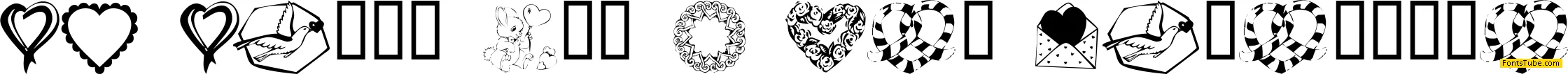 KR Kat's Got A New Valentine Font