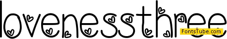 LoveNess Three Font