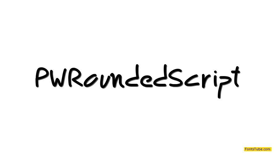 PWRoundedScript Font