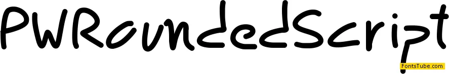 PWRoundedScript Font