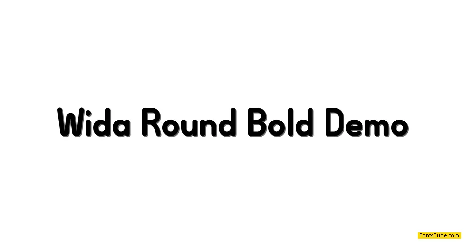 Wida Round Font Family