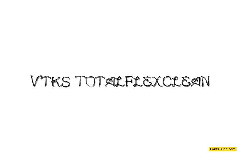 Vtks TotalFlexClean Font