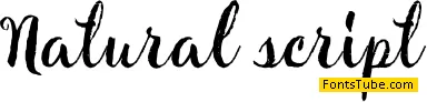 Natural Font