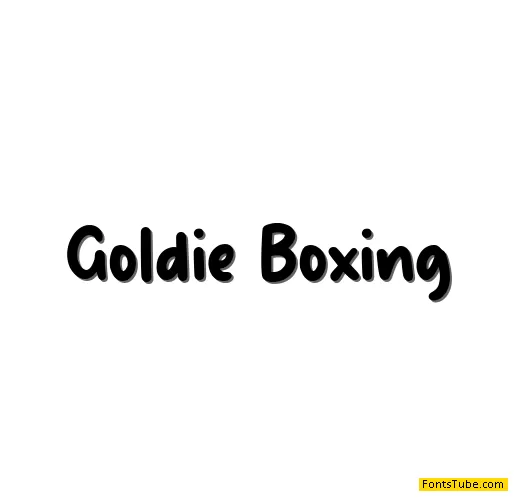 Goldie Boxing Font