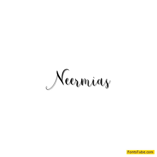 Demo Neermias Font