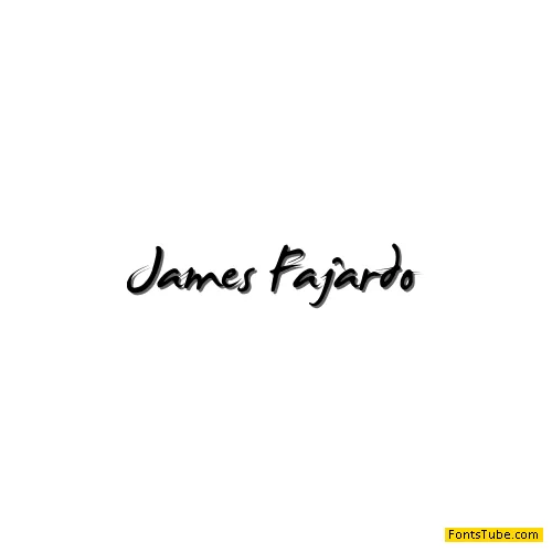 James Fajardo Font