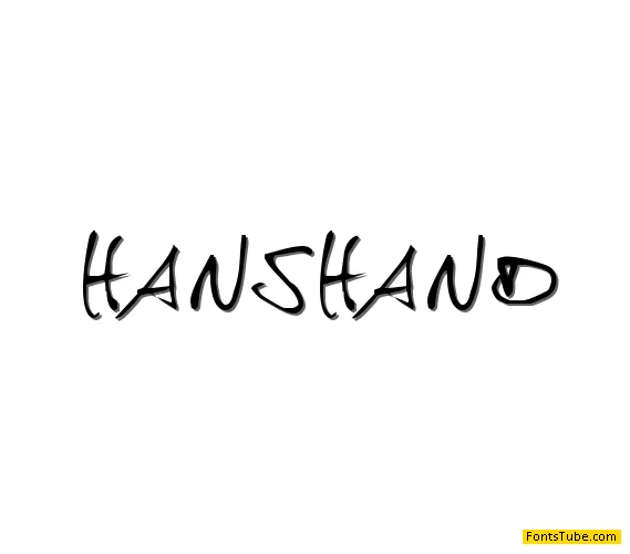 hans hand Font