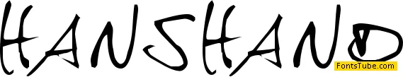 hans hand Font