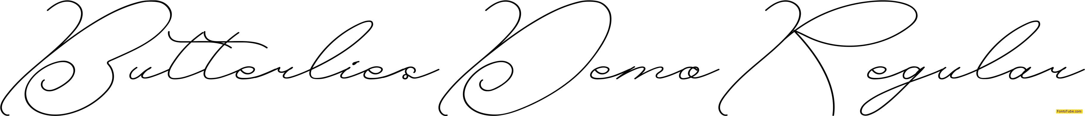 Butterlies Demo Font