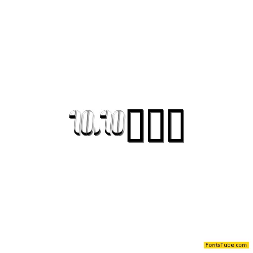 10.10 Font
