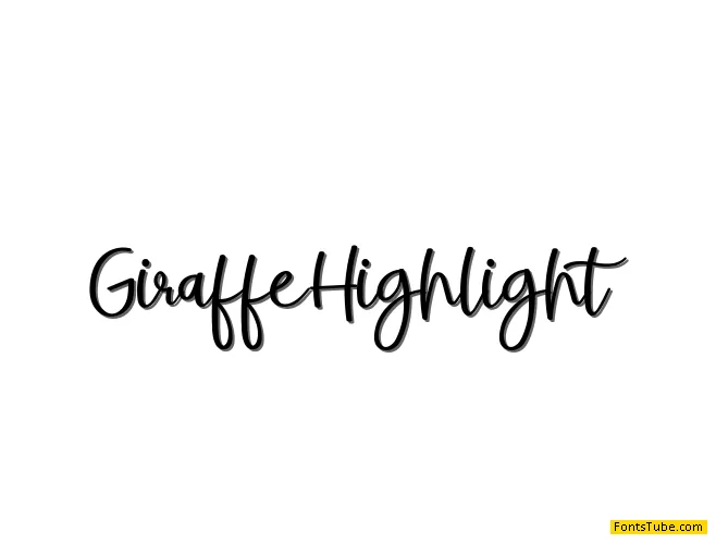 Giraffe Highlight