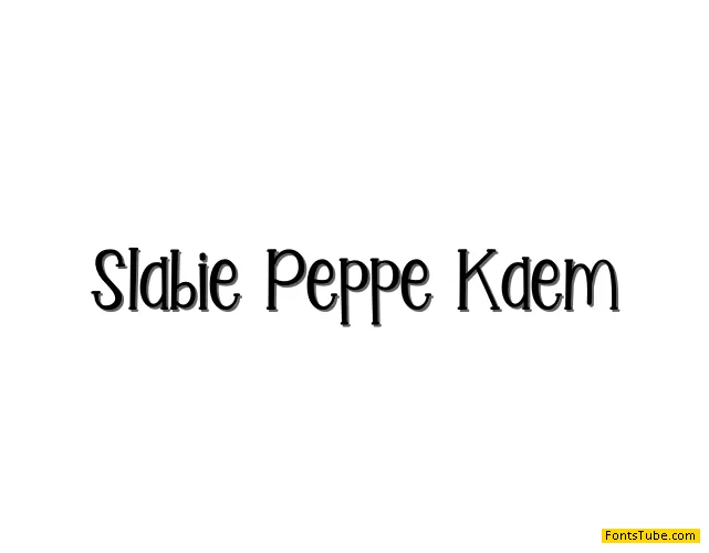 Slabie Peppe Kaem