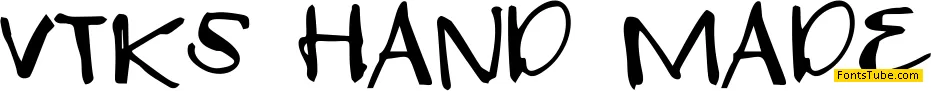 VTKS HAND MADE Font