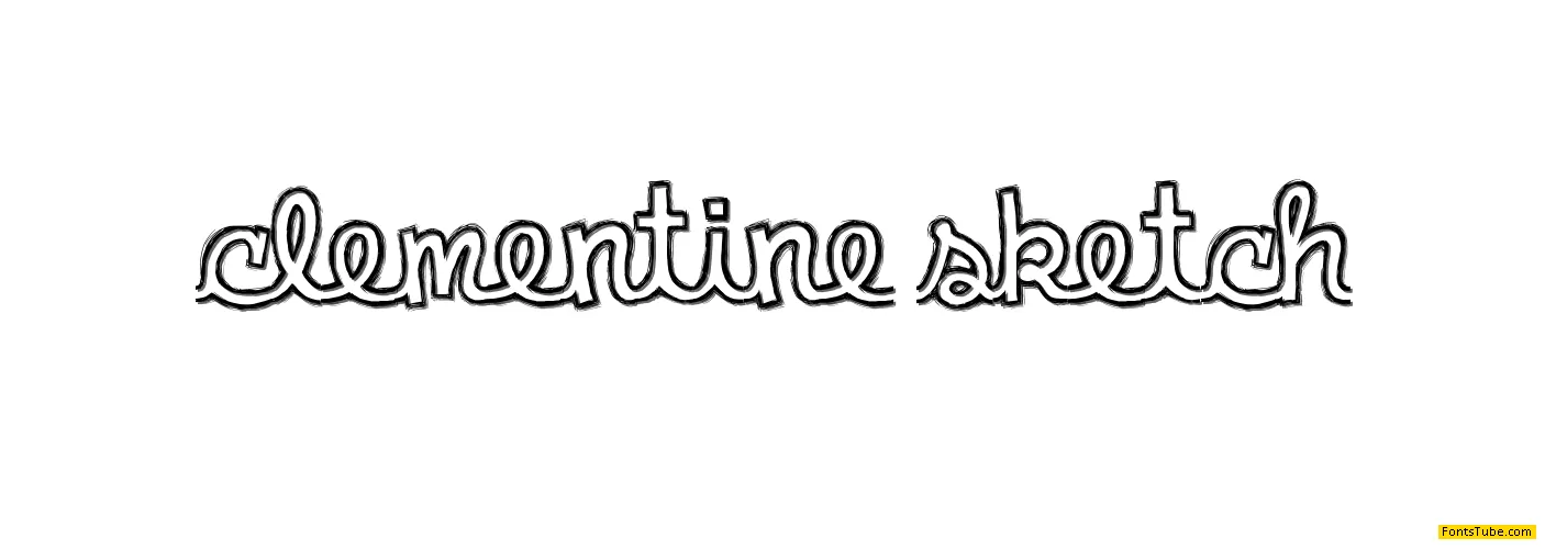 Clementine Sketch Font