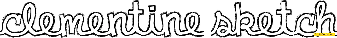 Clementine Sketch Font