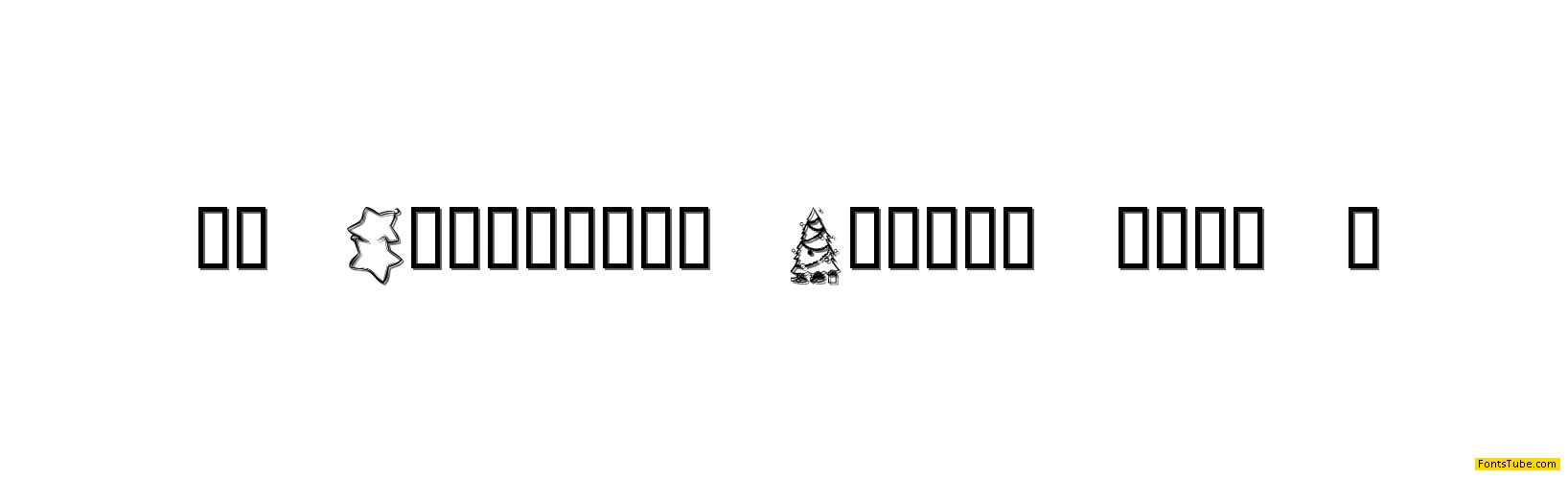 KR Christmas Jewels 2005 5 Font