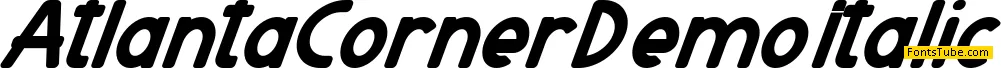 Atlanta Corner Demo Font Family