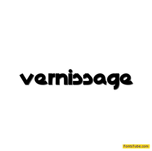 Vernissage Font