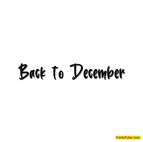 Back to December
