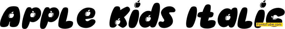Apple Kids Font Family