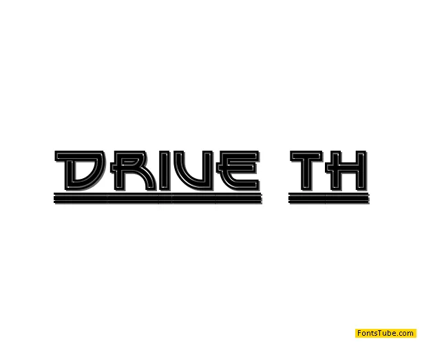 Drive-Thru Font