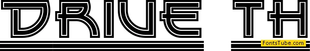 Drive-Thru Font