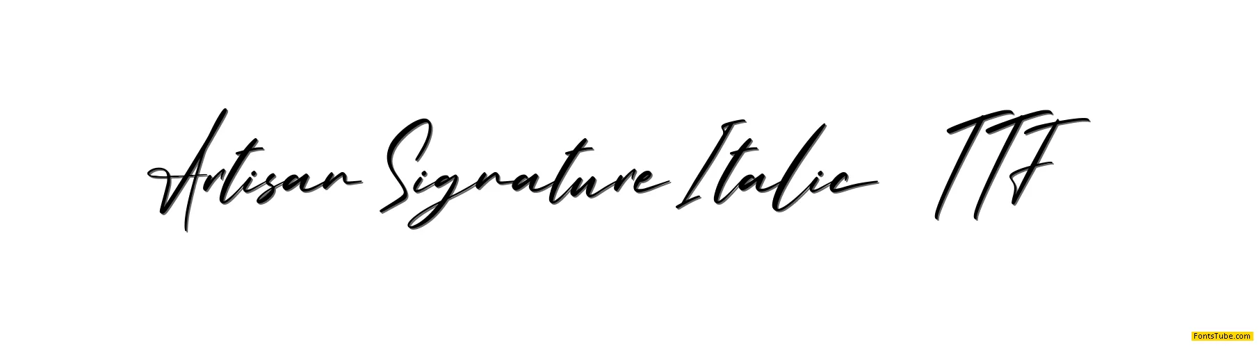 Artisan Signature Font Family