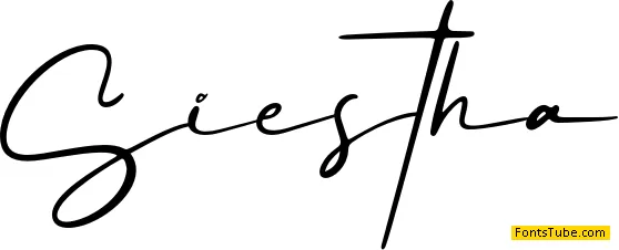 Siestha Font