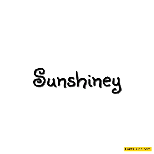 Sunshiney Font