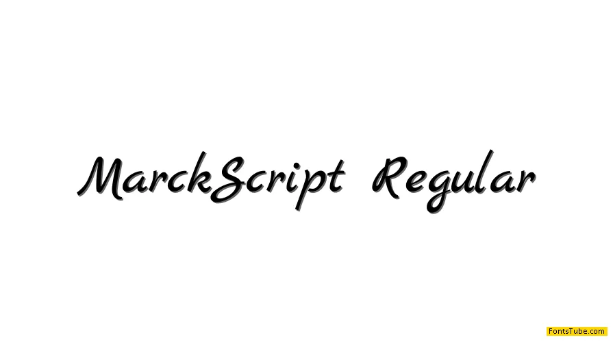Marck Script Font