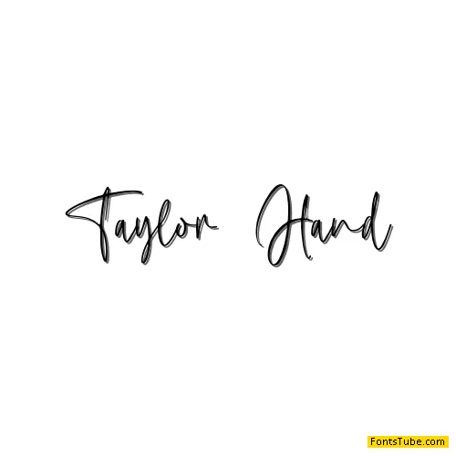 Taylor Hand Font