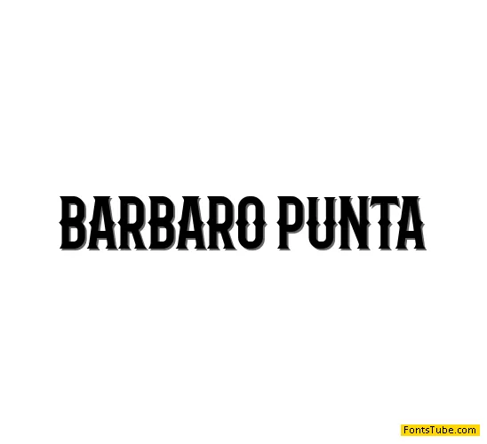 Barbaro Font Family