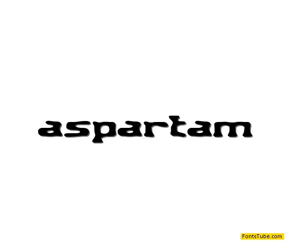 Aspartame BRK Font