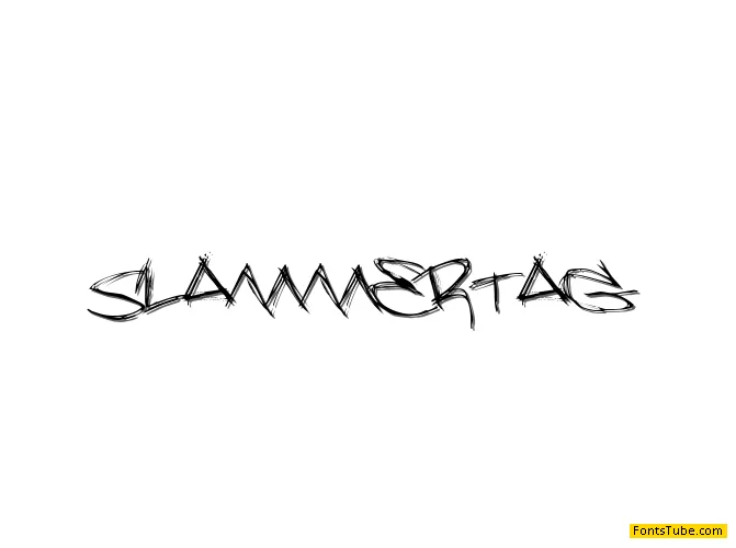 Slammer tag Font