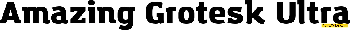 Amazing Grotesk Font Family
