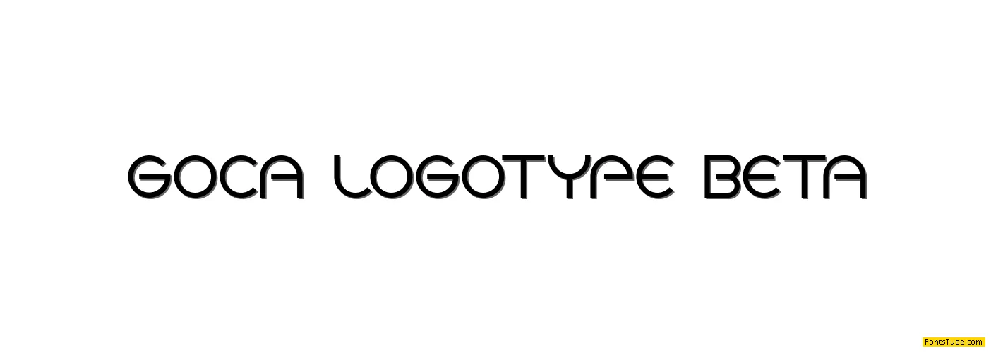 Goca logotype beta Font