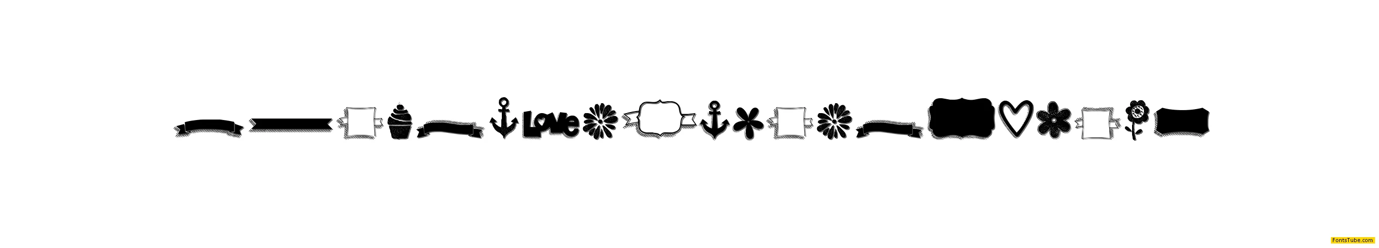 KG Flavor And Frames Six Font