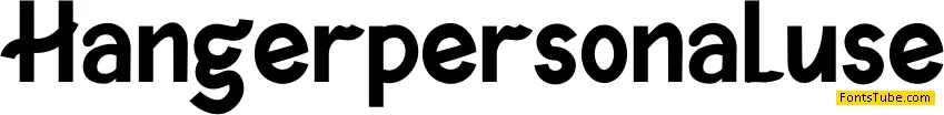 Hangerpersonaluse Font