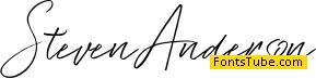 Steven Anderson Font