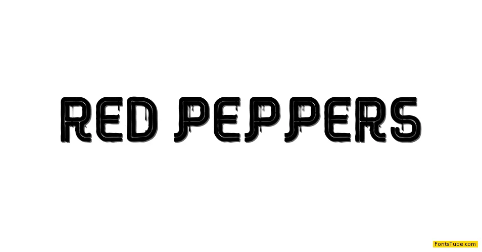 RED Peppers Font Family