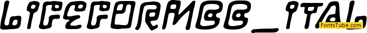LifeForm BB Font Family